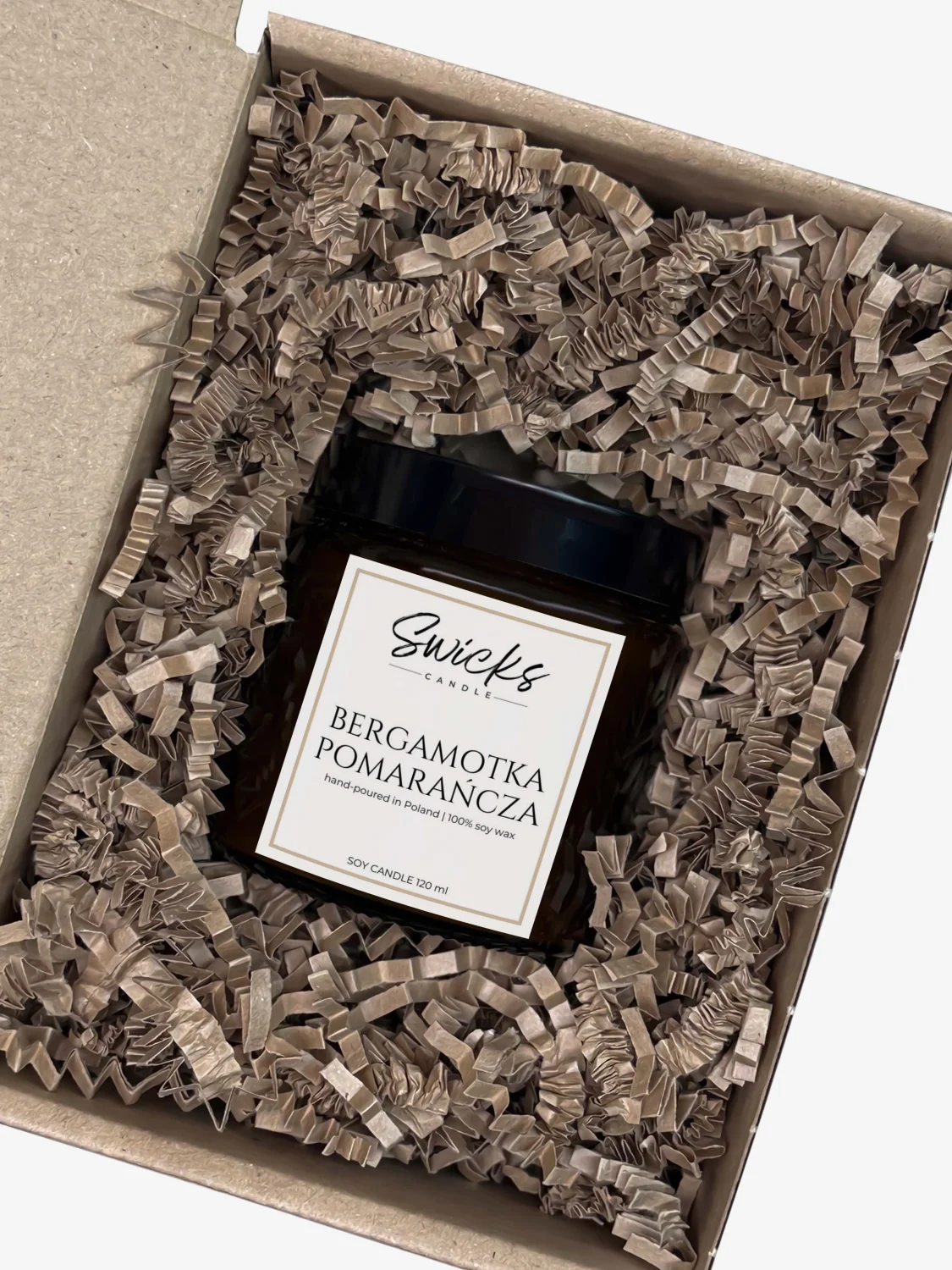 Świeca sojowa 120 ml w pudełku | dowolny zapach