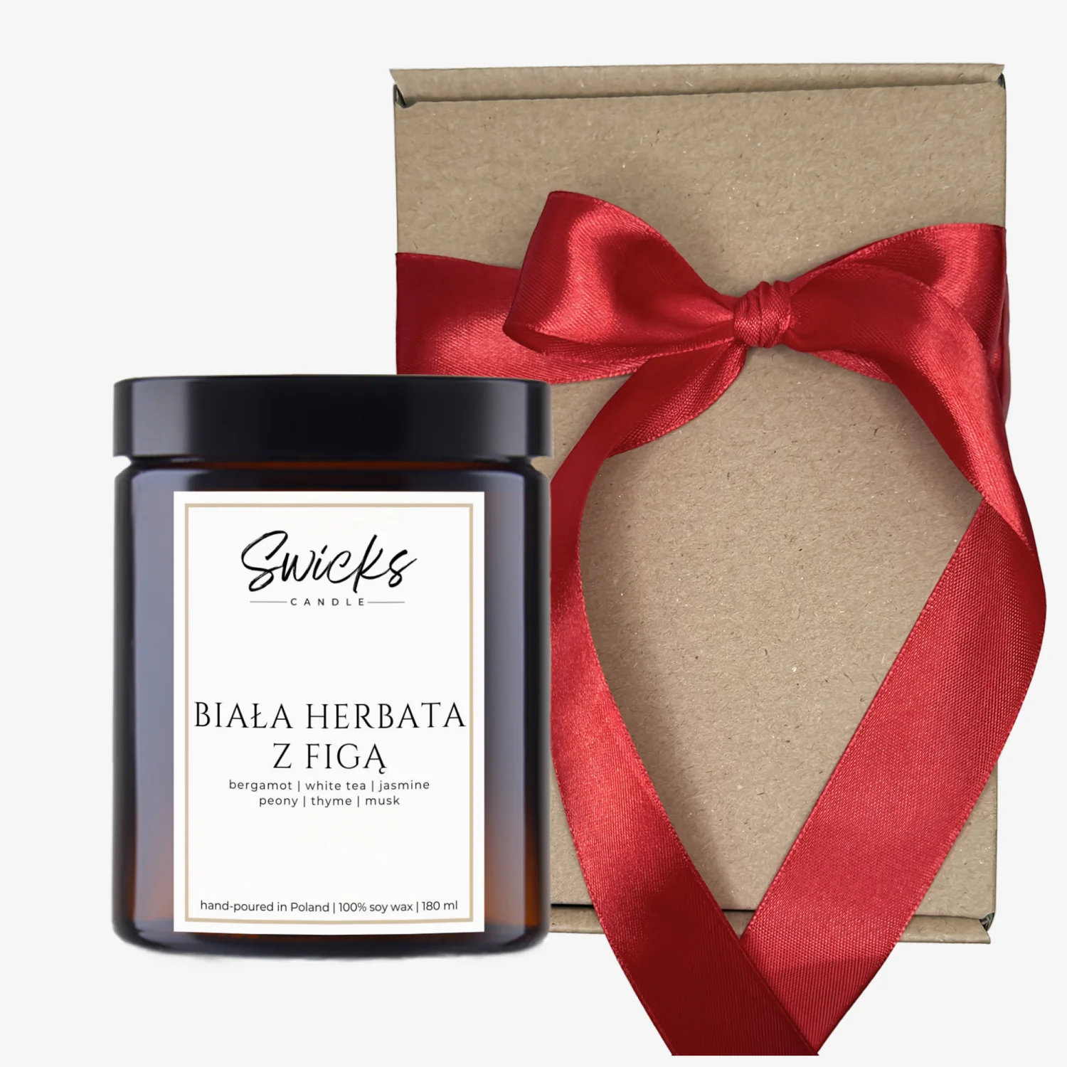 Świeca sojowa 180 ml w pudełku | dowolny zapach