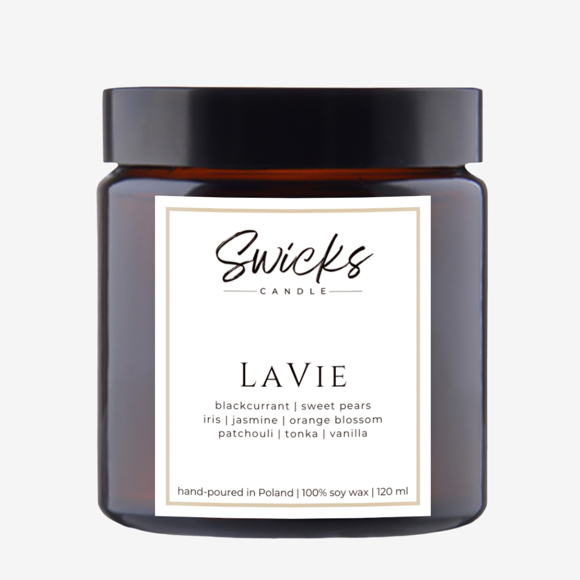 Świeca sojowa LAVIE 120 ml