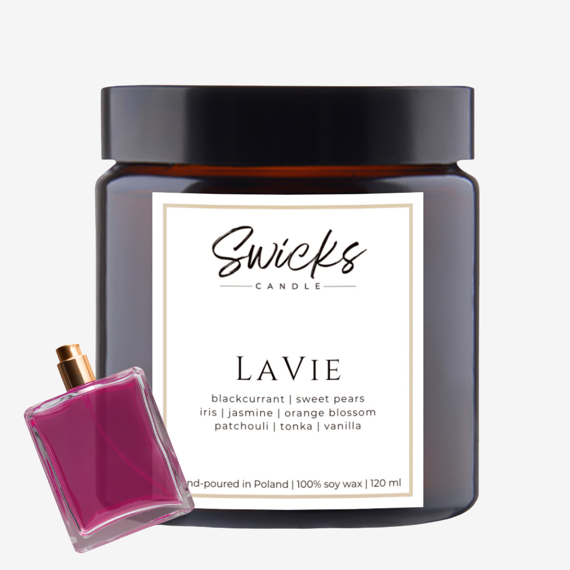 Świeca sojowa LAVIE 120 ml