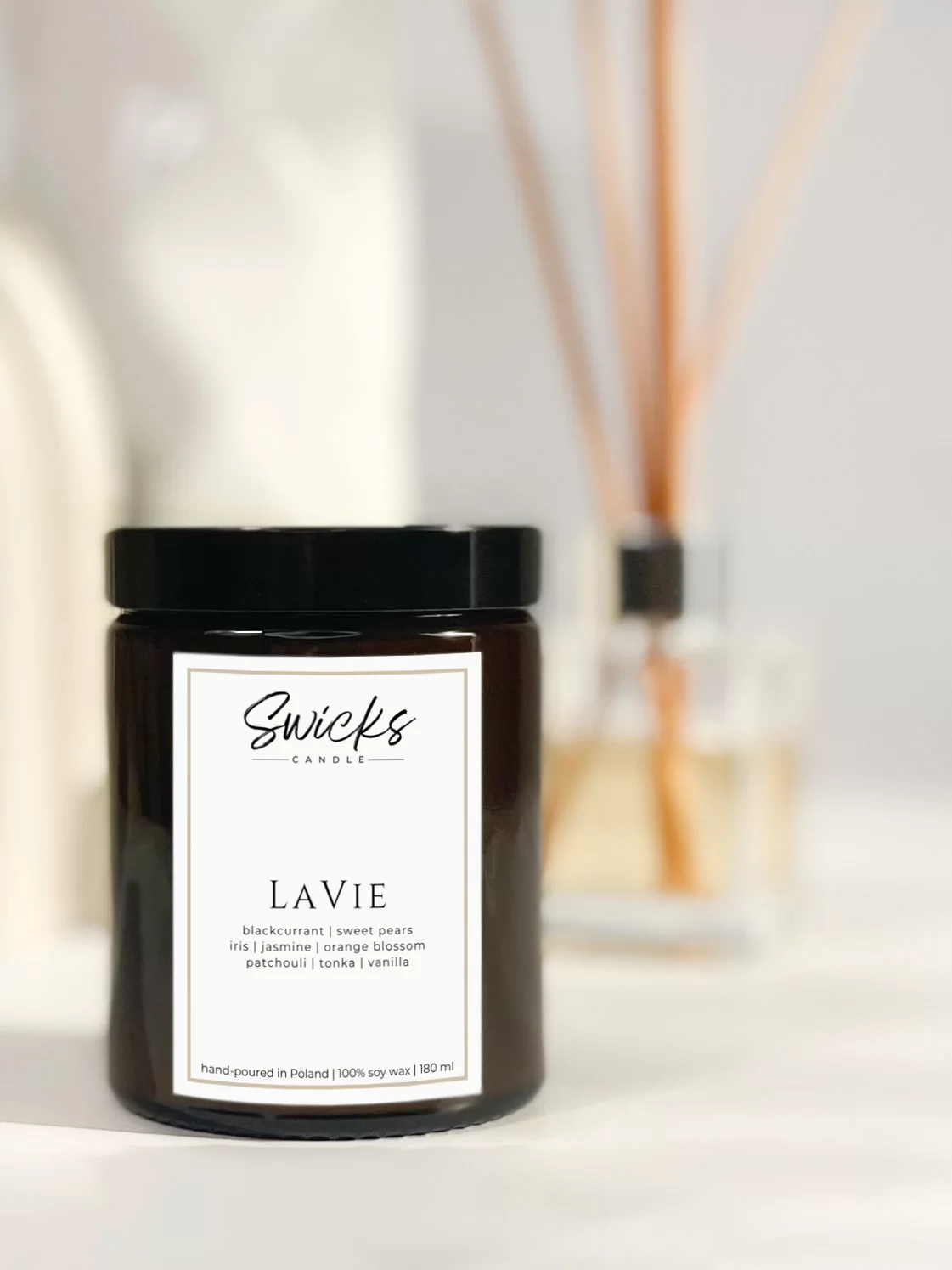 Świeca sojowa LAVIE 180 ml