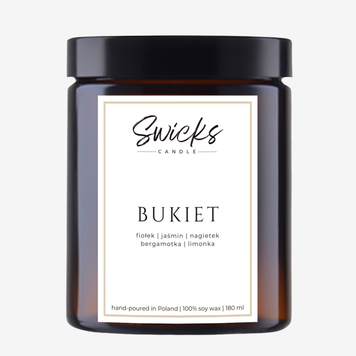Świeca sojowa BUKIET 180 ml