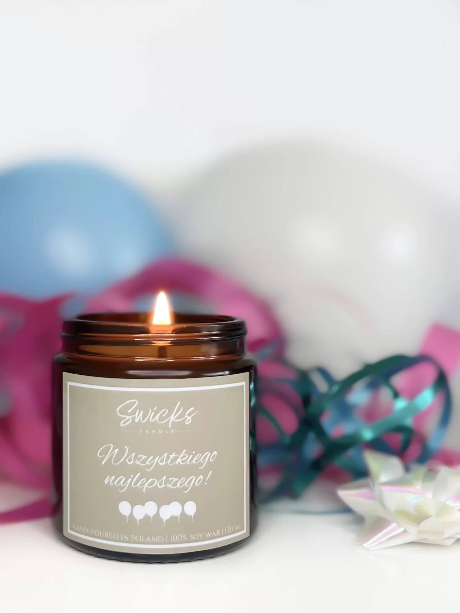 Świeca sojowa WSZYSTKIEGO NAJLEPSZEGO 120 ml