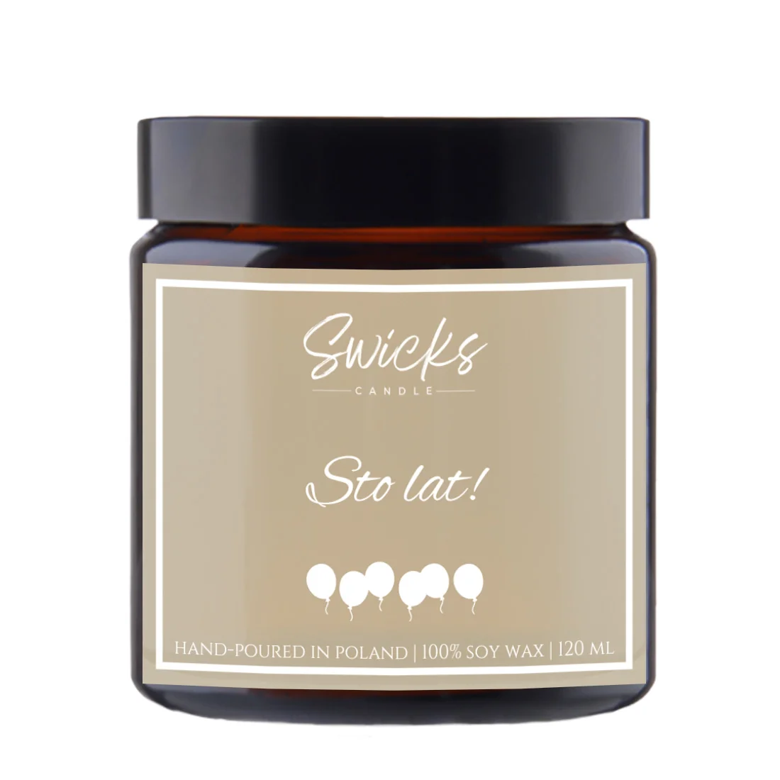 Świeca sojowa STO LAT 120 ml w pudełku | dowolny zapach