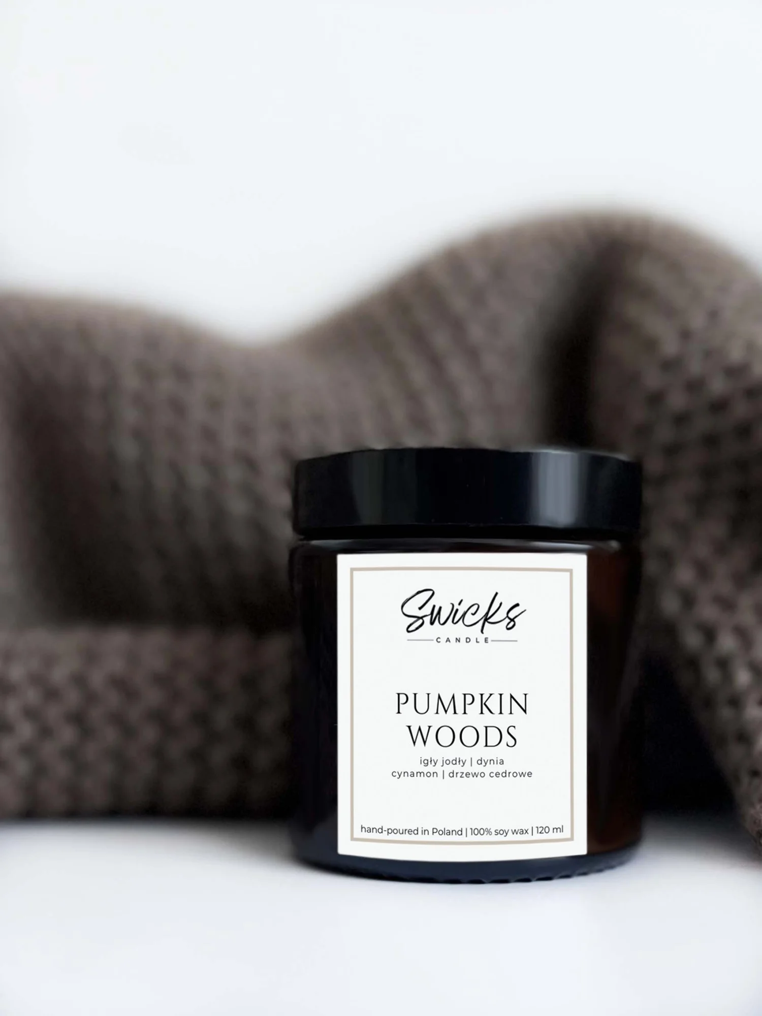 Świeca sojowa PUMPKIN WOODS 120 ml