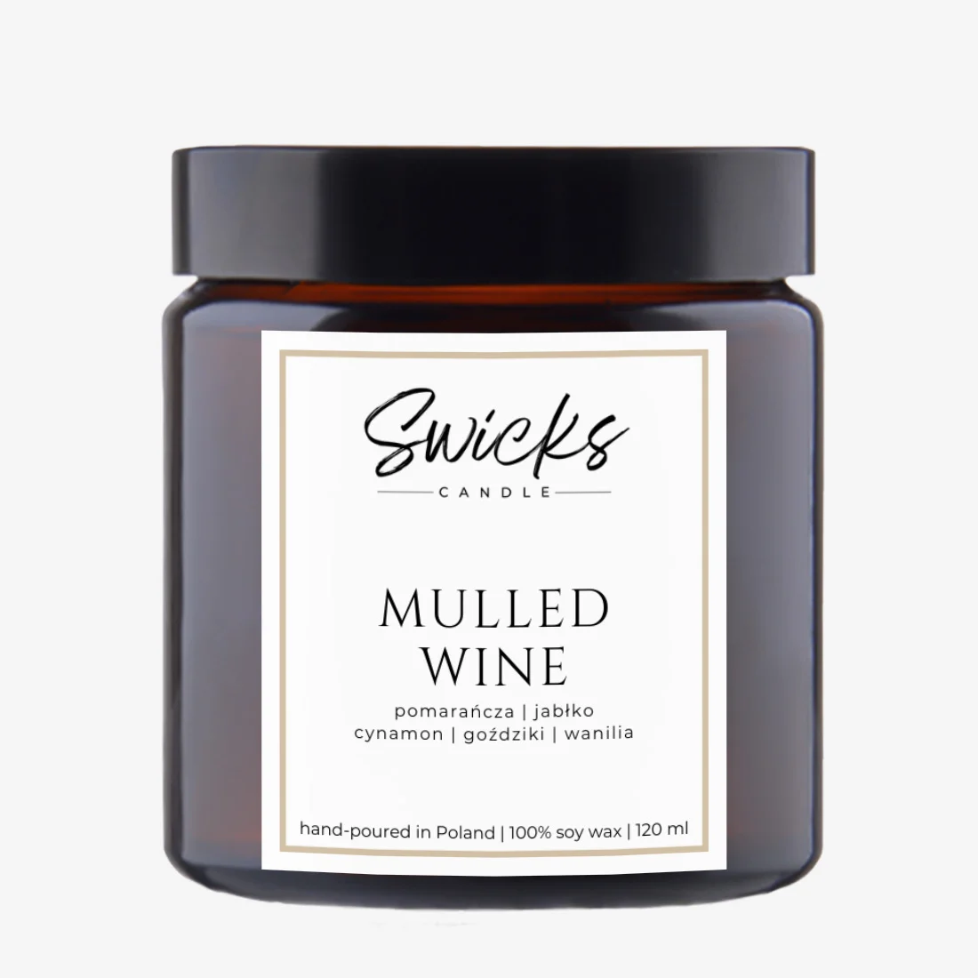 Świeca sojowa MULLED WINE 120 ml