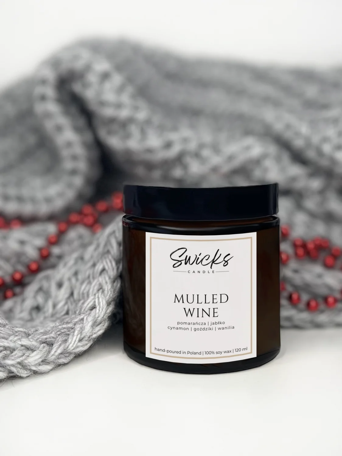 Świeca sojowa MULLED WINE 120 ml