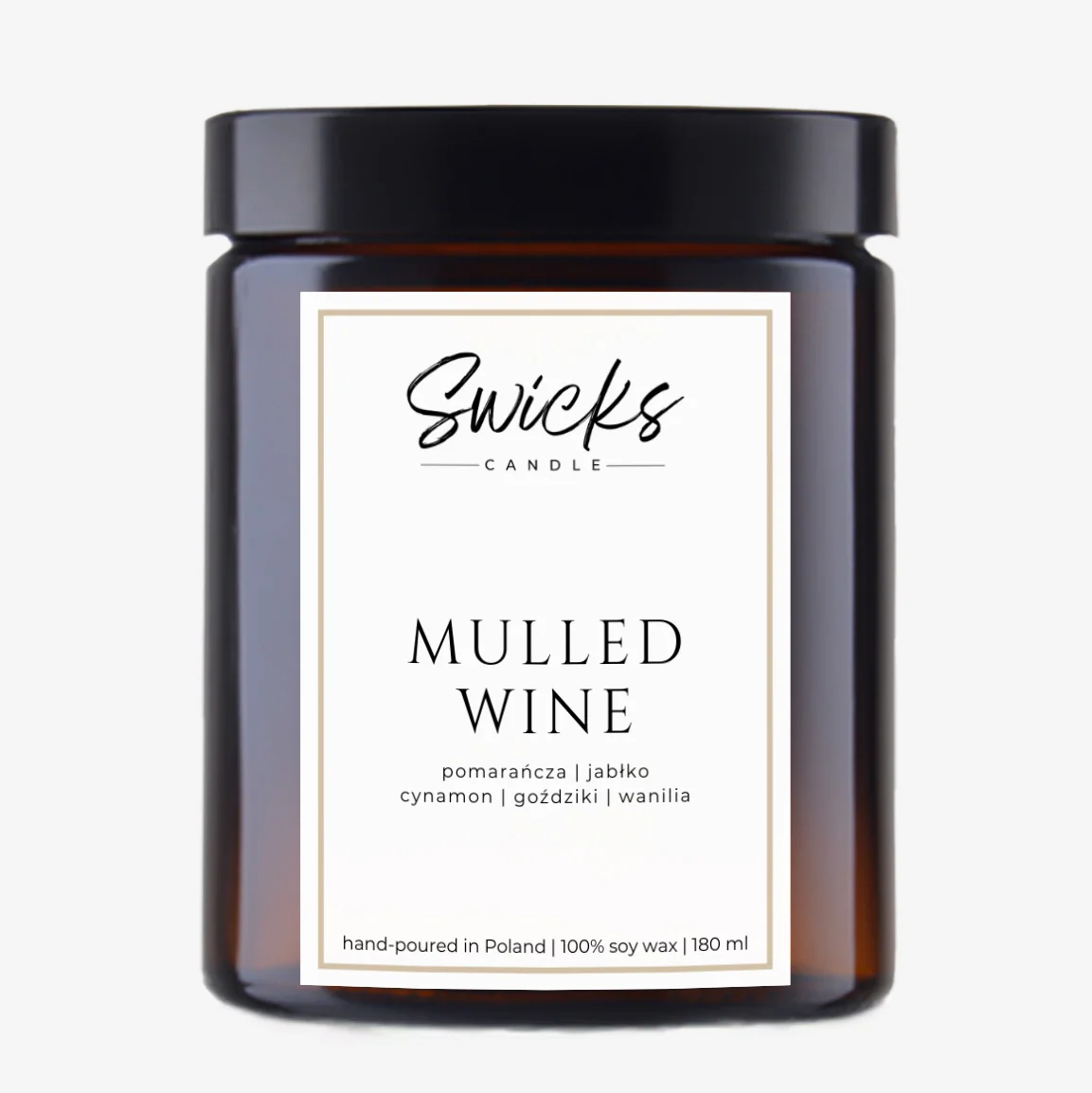 Świeca sojowa MULLED WINE 180 ml