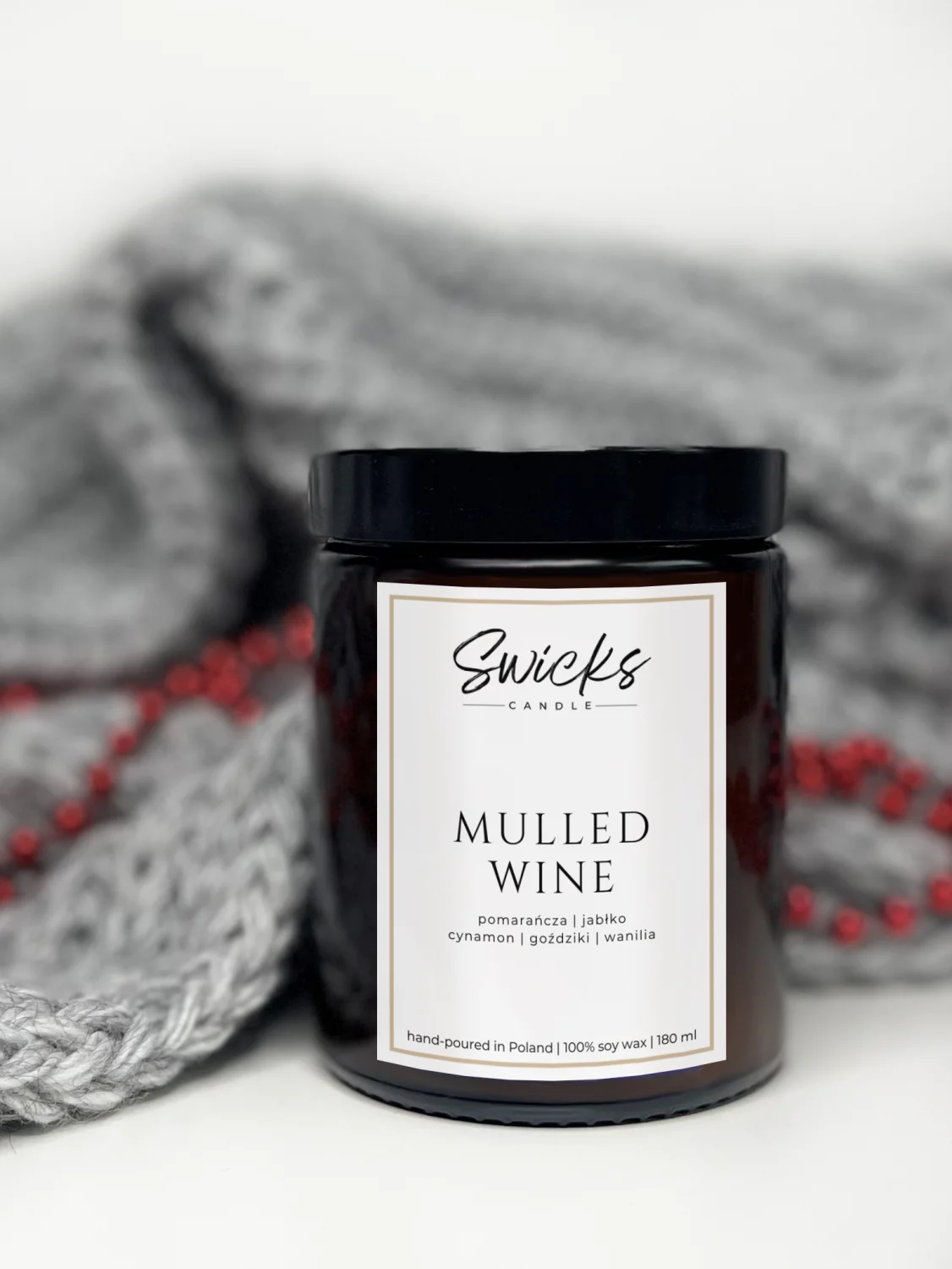 Świeca sojowa MULLED WINE 180 ml