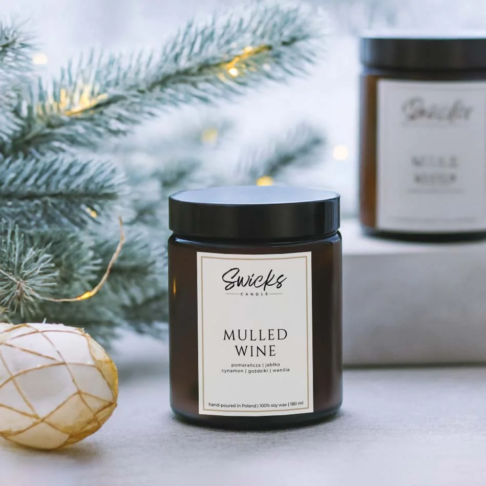 Świeca sojowa MULLED WINE 180 ml
