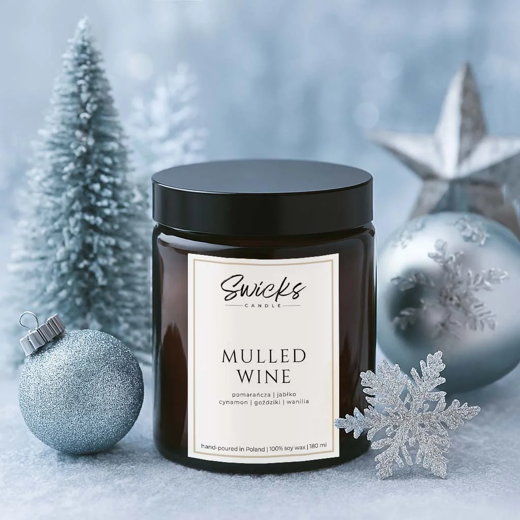 Świeca sojowa MULLED WINE 180 ml