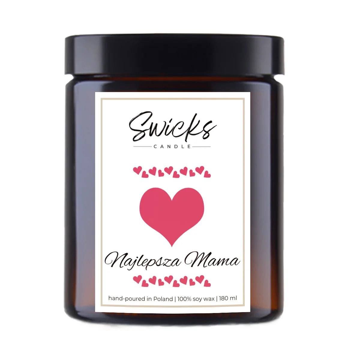 Zestaw świec DLA MAMY 2x180ml | dowolny zapach | brązowe pudełko