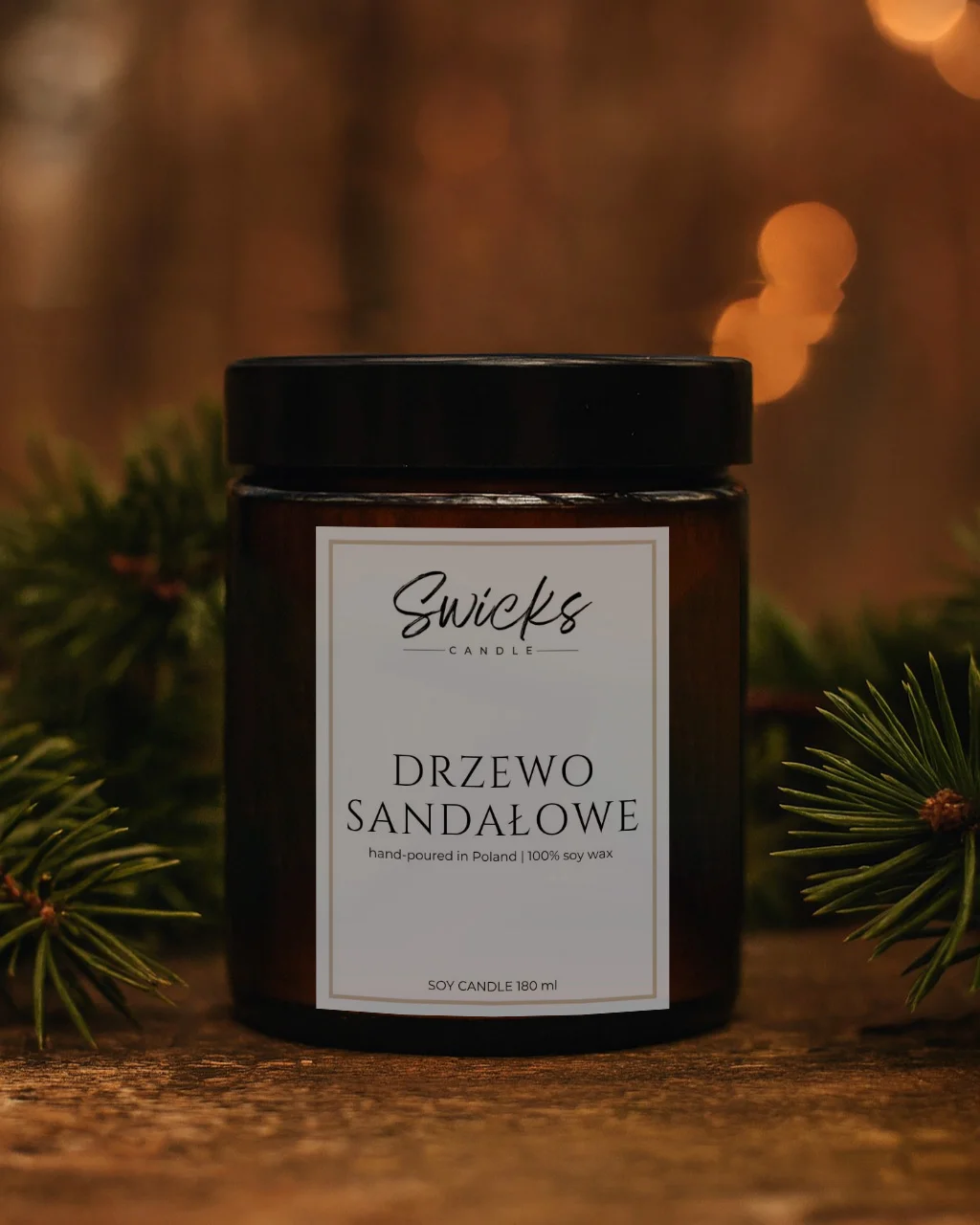 Zestaw świec 2x180ml w pudełku świątecznym | dowolny zapach