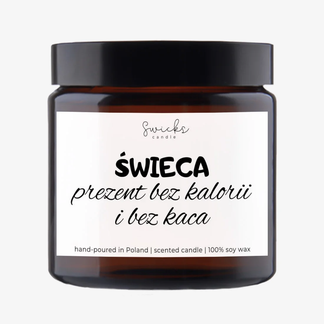 Świeca prezent bez kalorii i bez kaca 120 ml