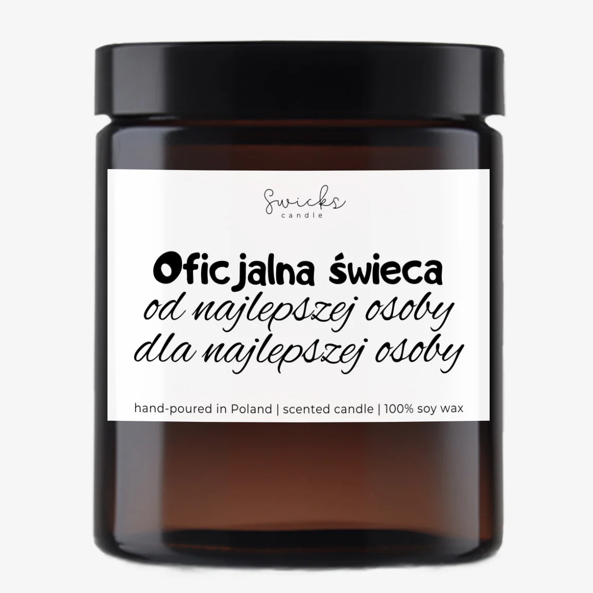 Oficjalna świeca od najlepszej osoby dla najlepszej osoby 180 ml