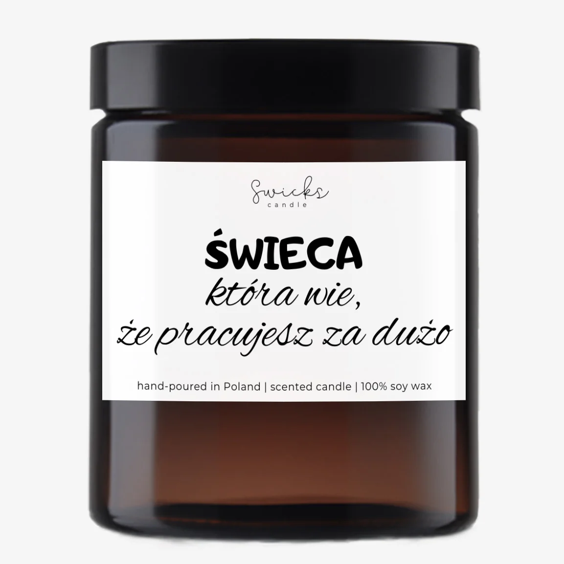 Świeca, która wie, że pracujesz za dużo 180 ml